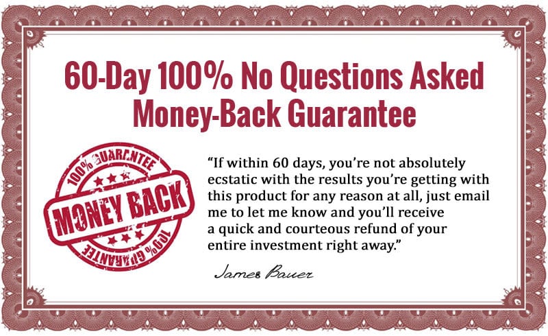 Eva Bloom 60-day money back guarantee badge